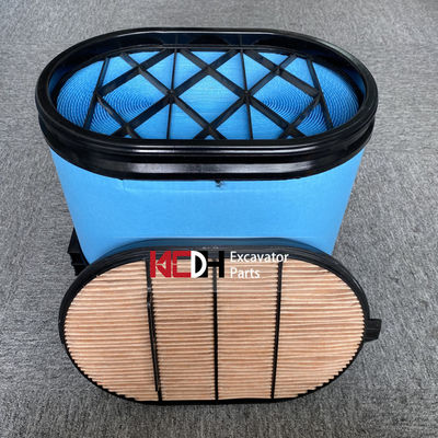 Phần tử lọc khí động cơ P608677 334 / R1769 JS300 330 360 cho máy nén khí JCB
