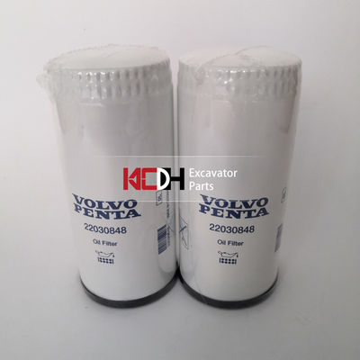 Bộ phận động cơ máy xúc Phần tử lọc dầu 22030848 Áp dụng cho