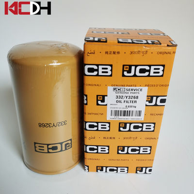 Bộ lọc dầu máy xúc Jcb 332Y3268 Kích thước tiêu chuẩn OEM 9.398cm Chiều rộng tổng thể